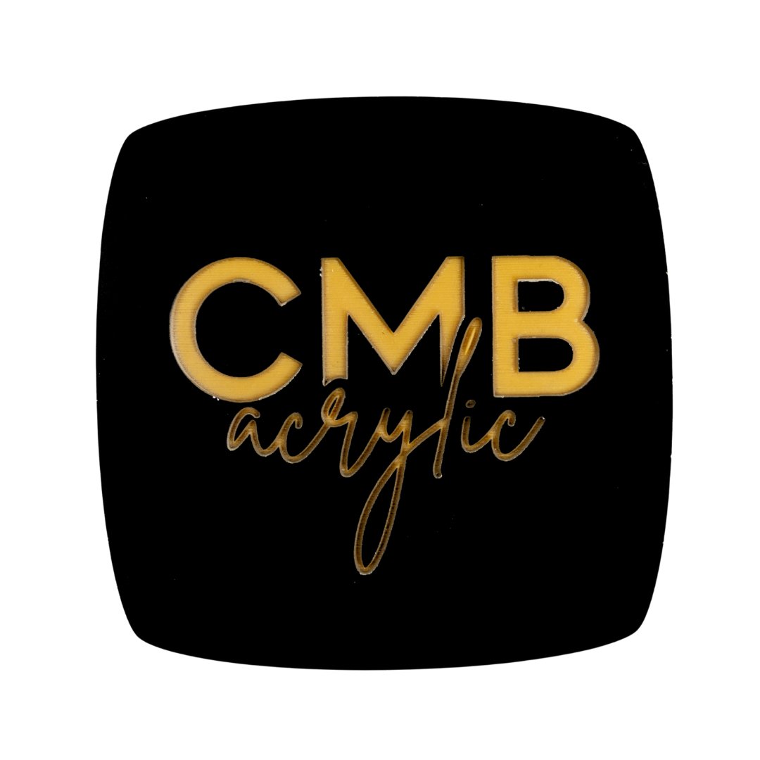 Black Engraves Gold Laser XT Two Tone Acrylic Sheets - Acrylic Sheets